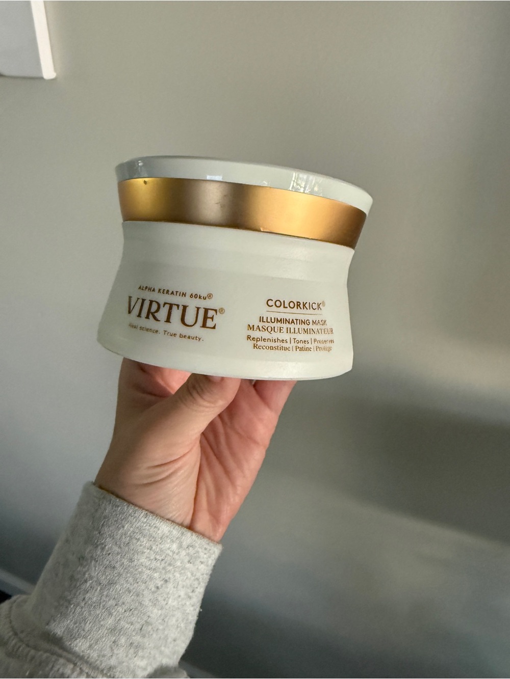 Virtue ColorKick Illuminating Hair Mask 5.7oz New